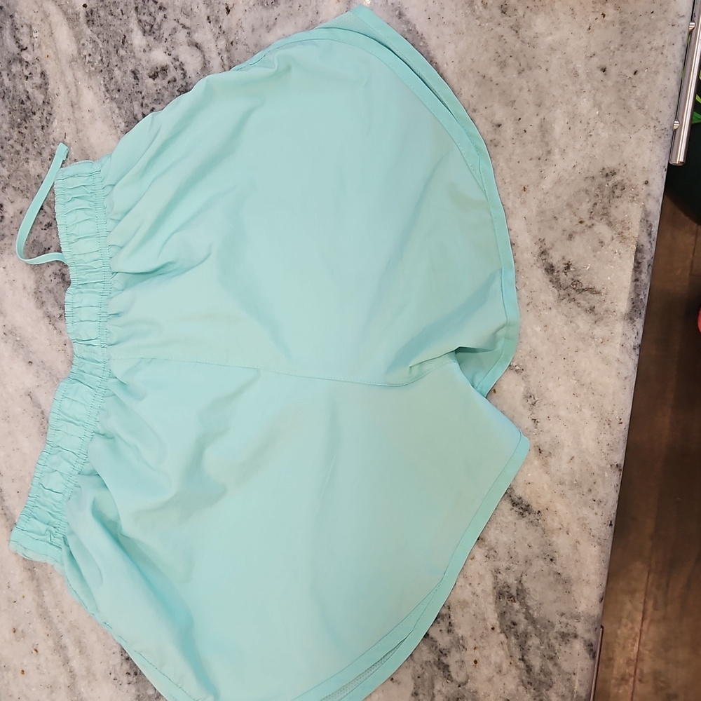 Women’s Nike Short Light  Blue/Green Running  Mefium - Picture 4 of 8